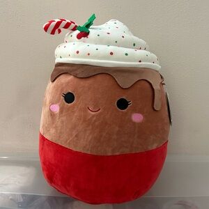 Squishmallow Sivi The Hot Chocolate Christmas Edition BNWT 16”